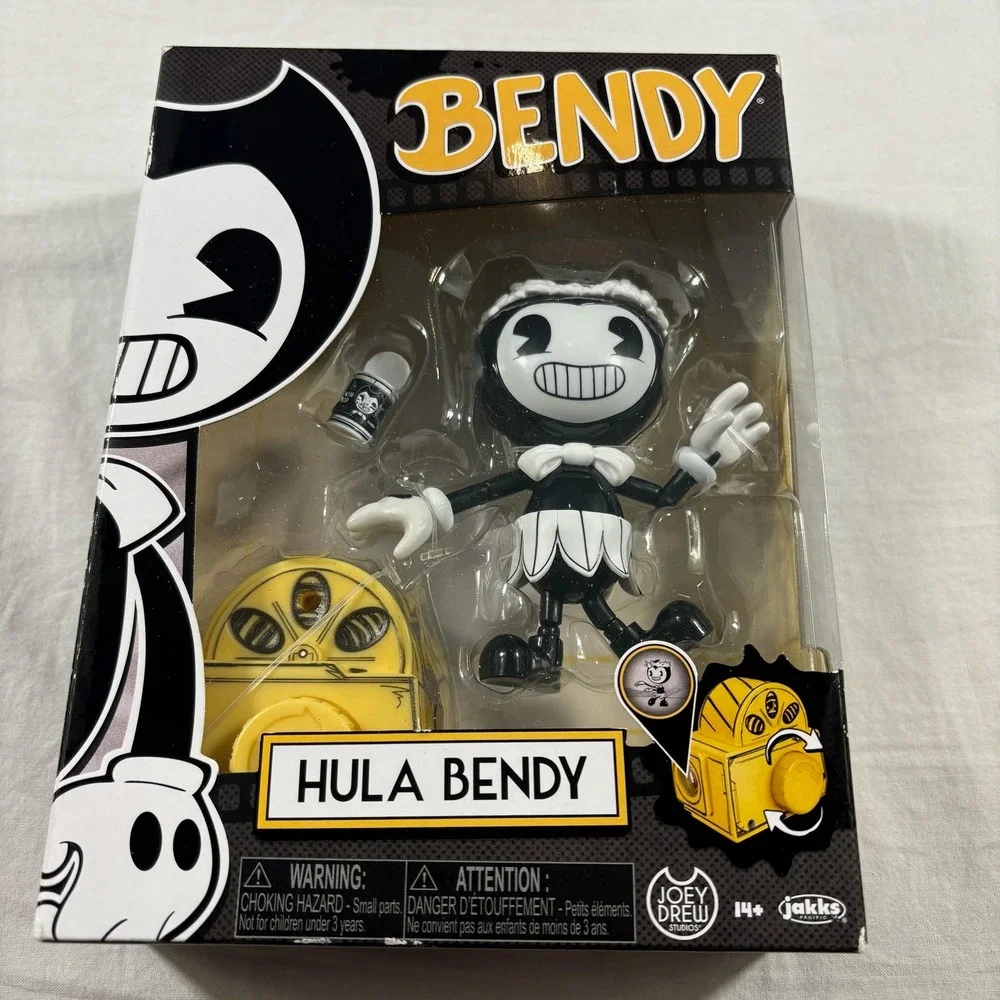 Jakks Pacific Bendy Action Figures Set Boris, Hula,‎ Bendy NEW 3pk